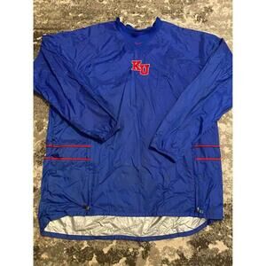 Nike KU Team Pullover Jacket – XL, Blue